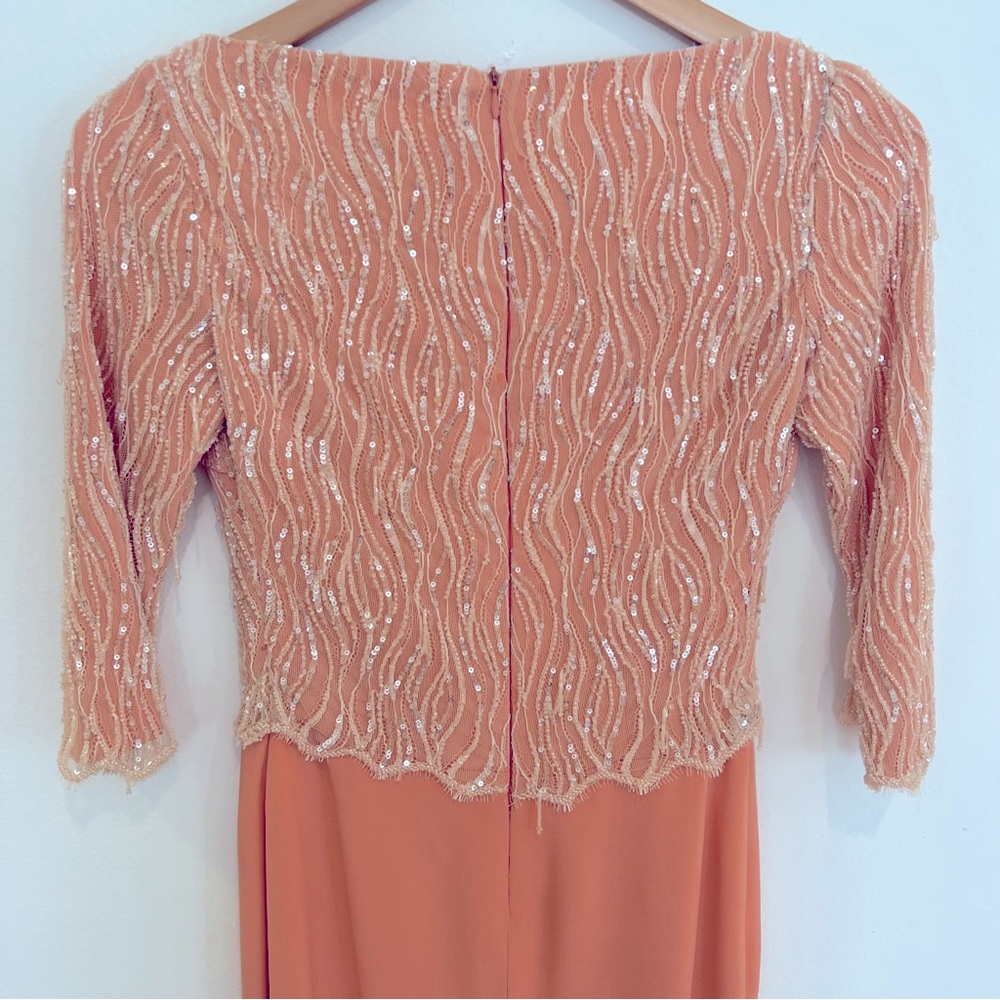 Custom Made Peach Gown - image 4